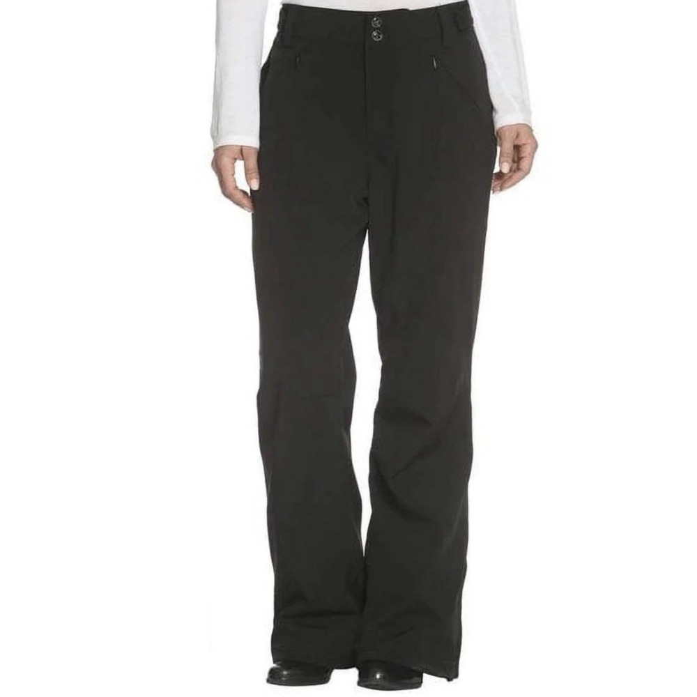Gerry Water Resistant Stretch Fleece Lined Snow Pants Women's Small Black Ski